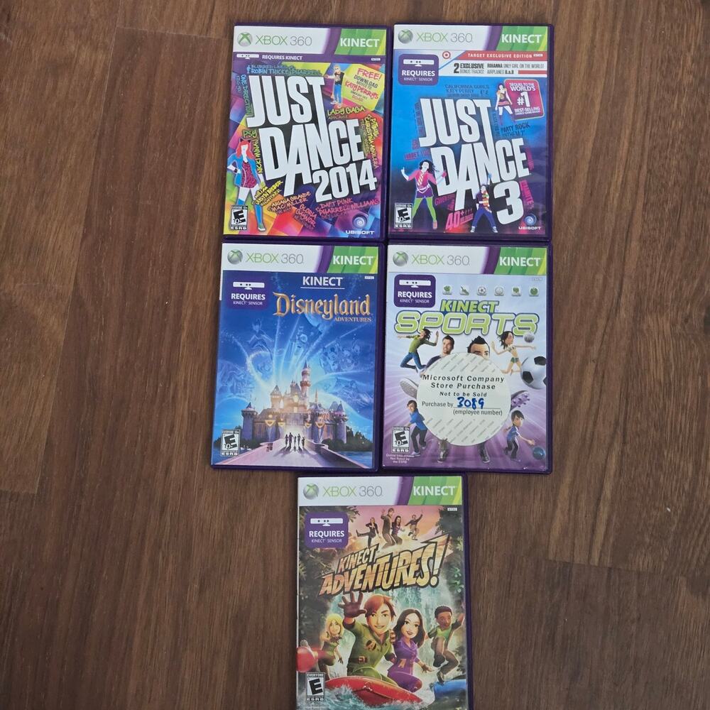 Xbox 360 Kinect Game Bundle (5 Games)